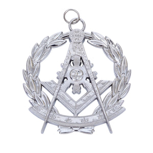 Grand Past Master Masonic Chain Collar Jewel – Silver Freemason Regalia (GPM/GPMS) Masonic Hub