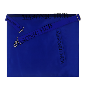 Master Mason 100% Lambskin Masonic Apron with Blue Wreath – Freemason Regalia My Store