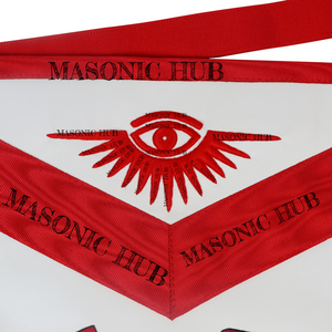 Masonic Master Mason Apron - Handcrafted 100% Lambskin - Working Tools Design My Store