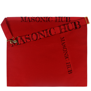 Masonic Master Mason Apron - Handcrafted 100% Lambskin - Working Tools Design My Store