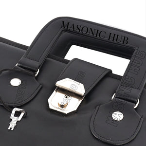 Customizable Hand-Embroidered Past Master Masonic Apron Case - Texas Regulation Masonic Hub