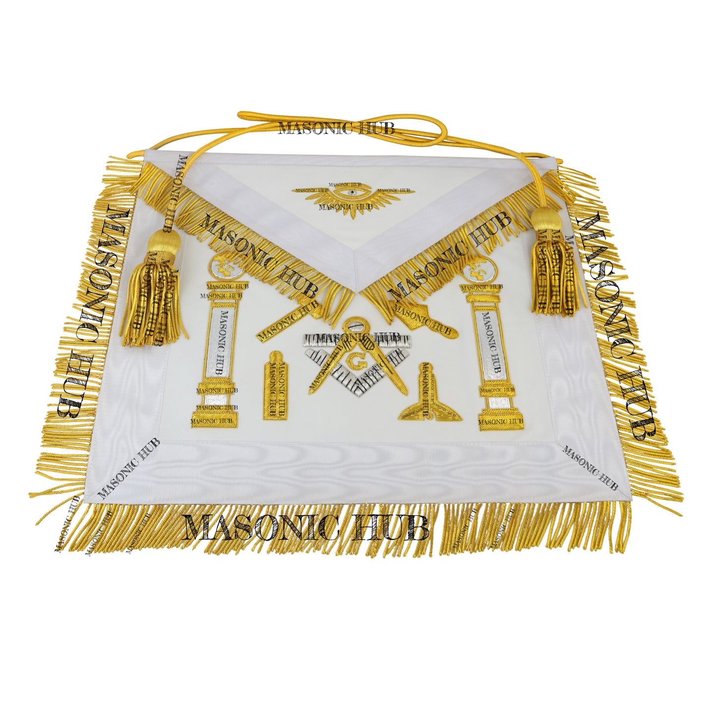 Masonic Master Mason Working Tools Apron