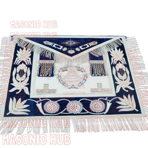 Masonic Grand Master Sheep Apron & Cuff w/ Compass & Square, Eye, Laurel Wreath My Store