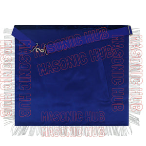 Masonic Grand Master Sheep Apron & Cuff w/ Compass & Square, Eye, Laurel Wreath My Store