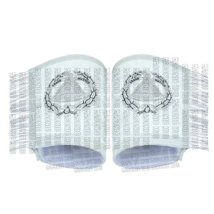 Handcrafted Masonic Regalia Grand Master Gauntlets Cuffs Embroidered with Fringe My Store