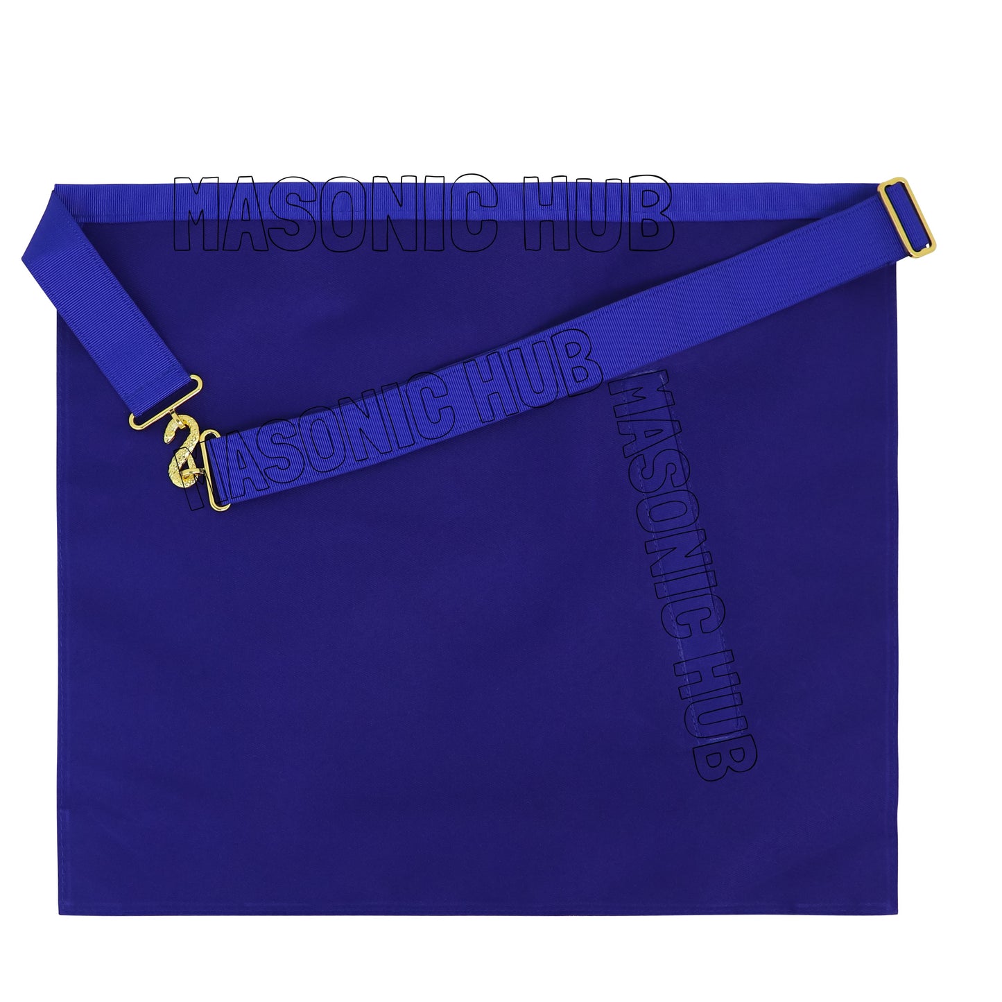 Masonic District Chairman Apron - 100% Lambskin, Hand-Embroidered Bullion Wreath