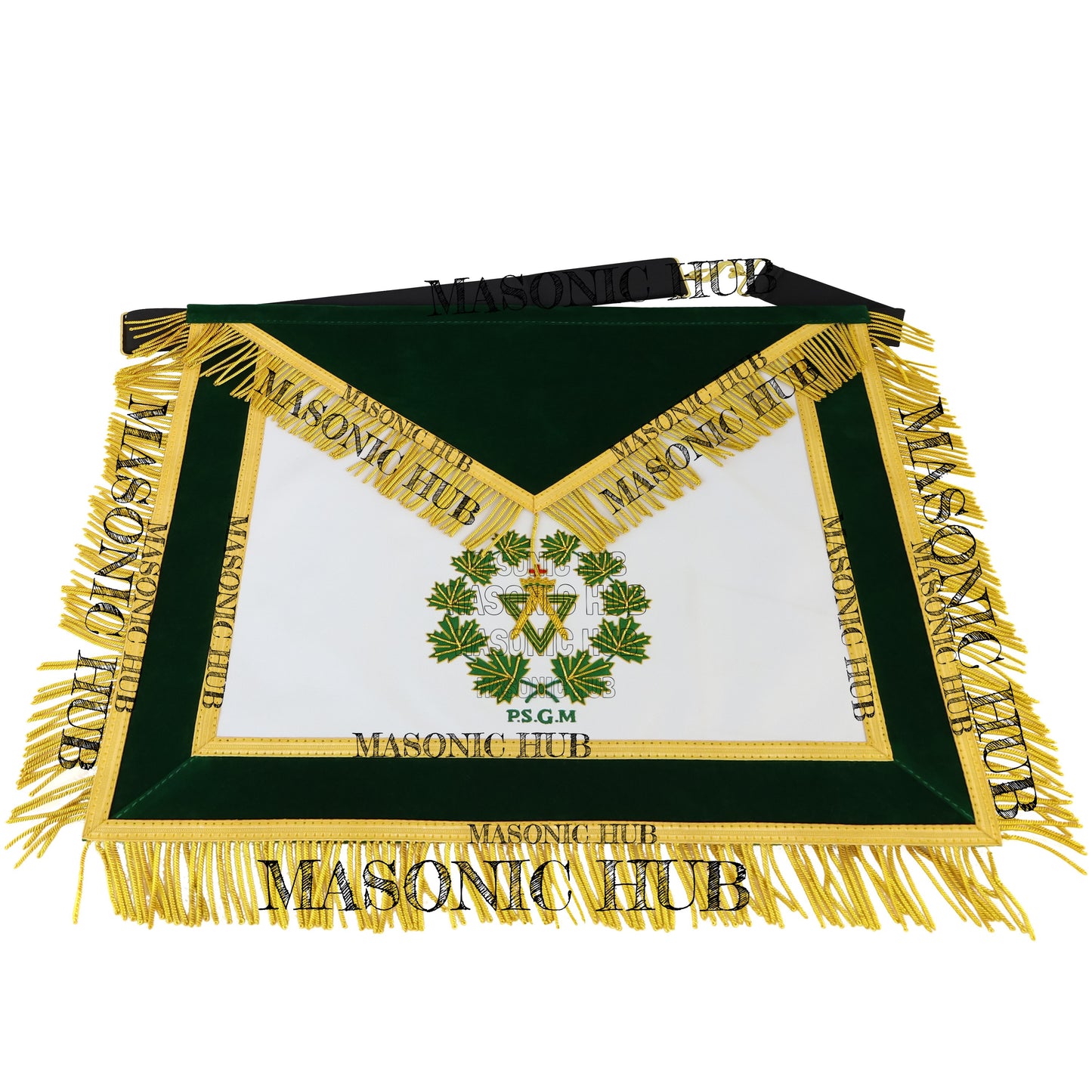 Hand-Embroidered Past Sovereign Grand Master Apron - Allied Masonic Degrees