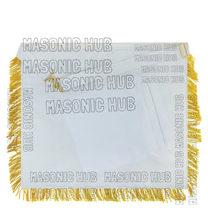 Masonic Regalia Grand Master 100% LAMBSKIN APRON With Chain Collar & Gauntlets My Store