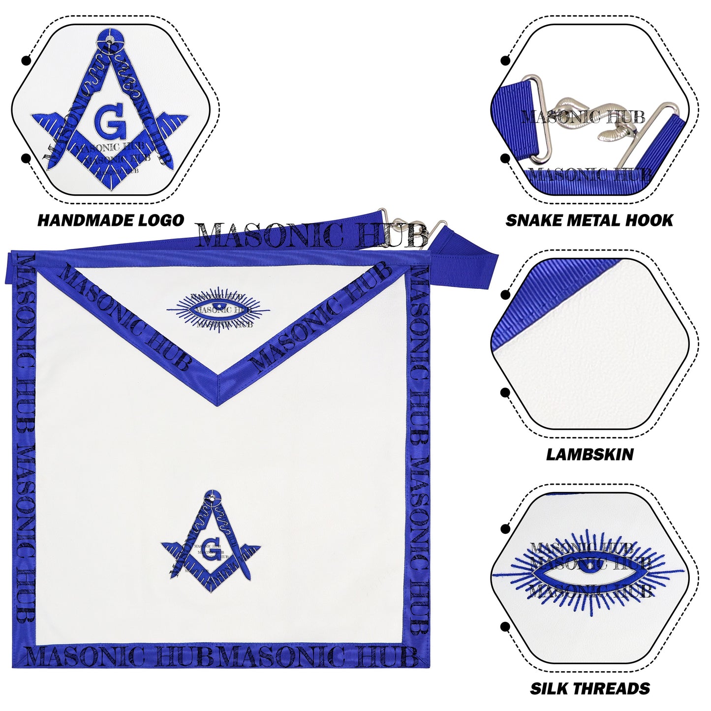 Texas Master Mason Apron