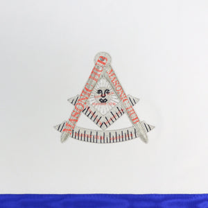 Texas Past Master Masonic Lambskin Apron -Real Leather, Hand-Embroidered Regalia My Store