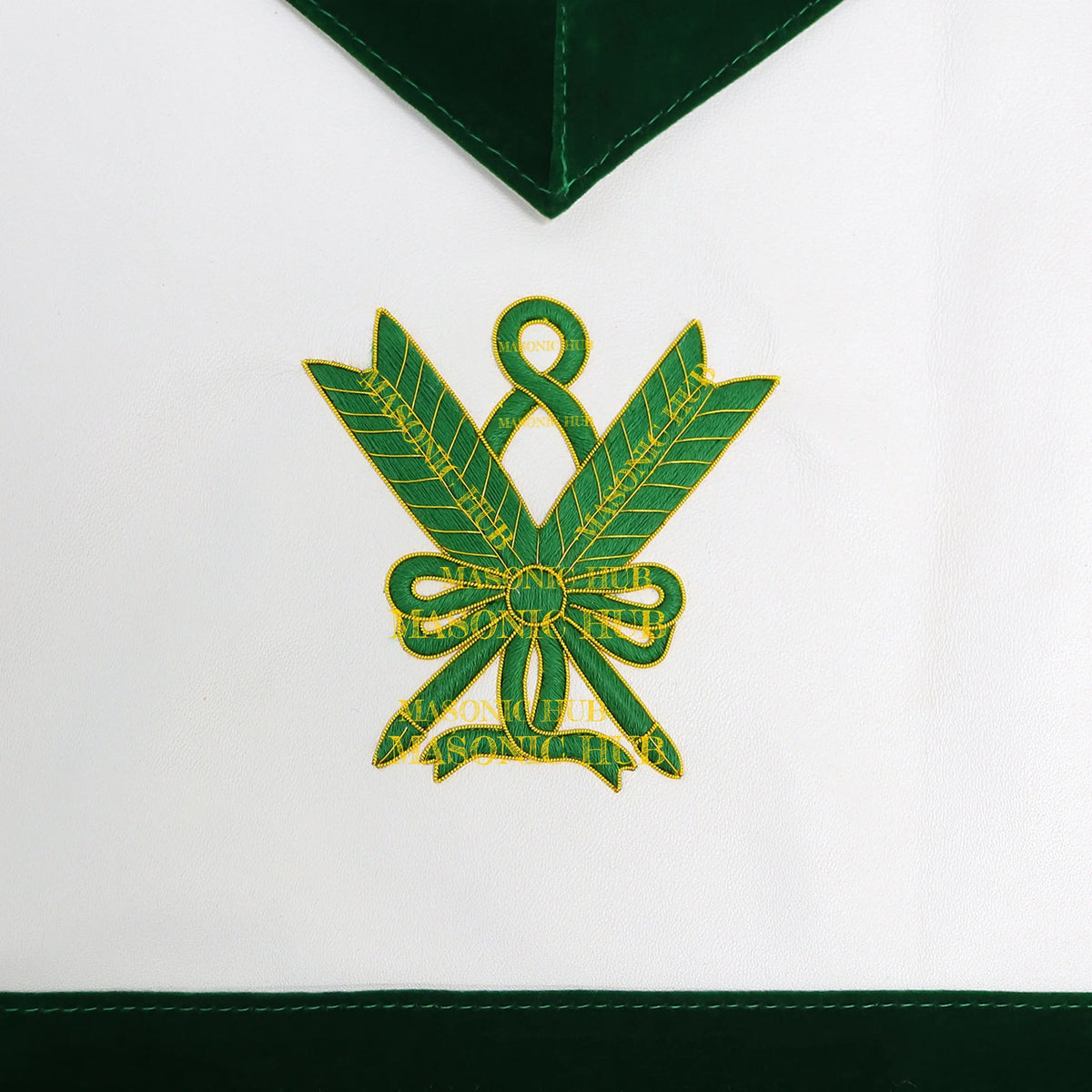 Grand Superintendent Allied Masonic Degrees Apron - Dark Green Velvet & Lambskin Masonic Hub