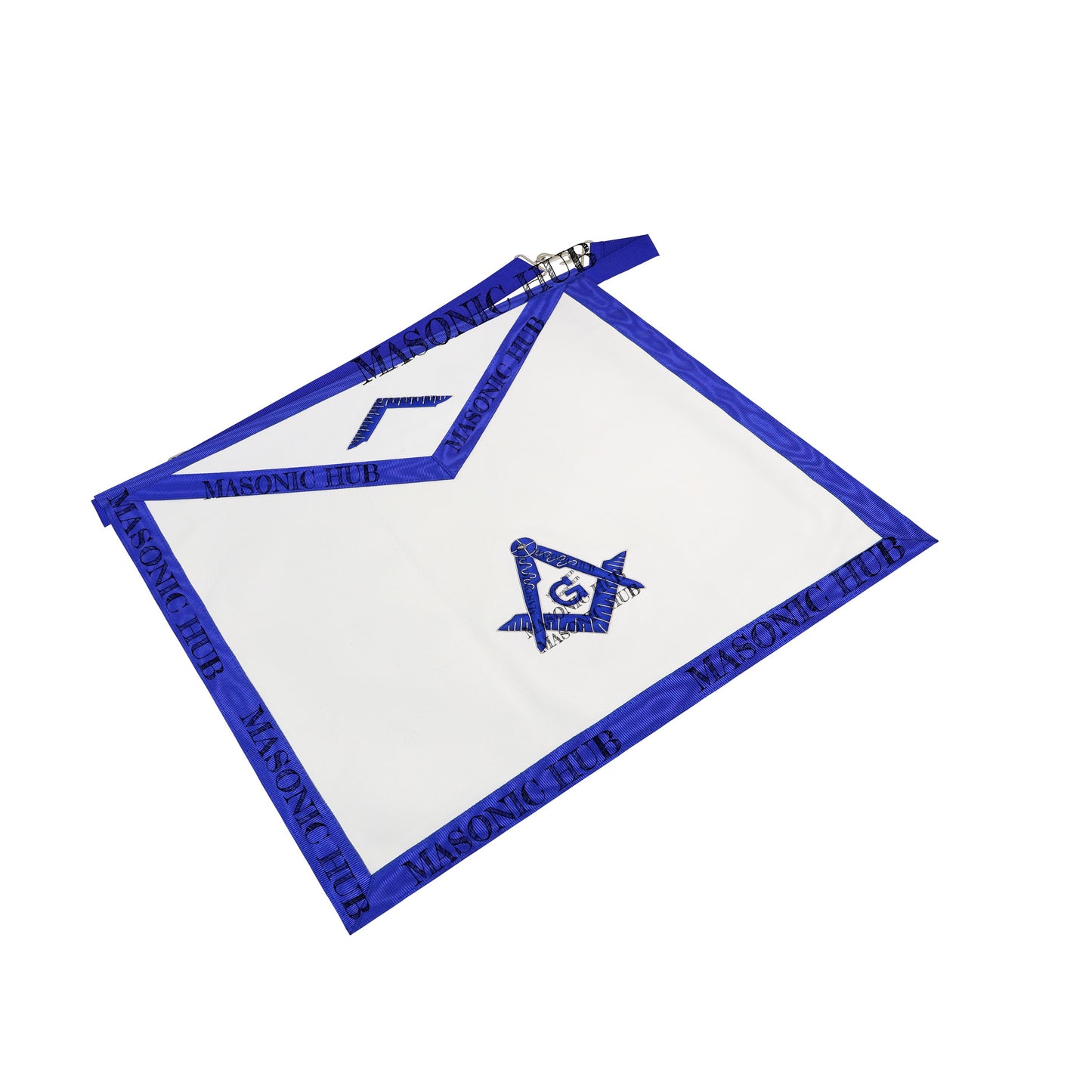 Masonic Texas Worshipful Master Apron – Lambskin Leather, Hand-Embroidered