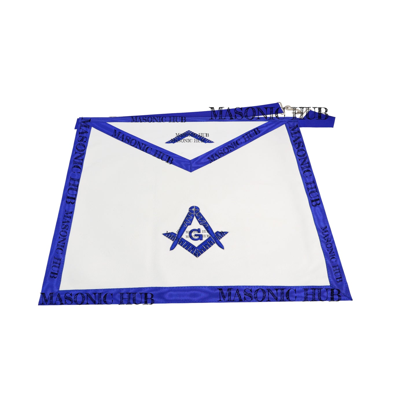Masonic Texas Worshipful Master Apron – Lambskin Leather, Hand-Embroidered