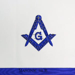 Masonic Texas Worshipful Master Apron – Lambskin Leather, Hand-Embroidered Masonic Hub
