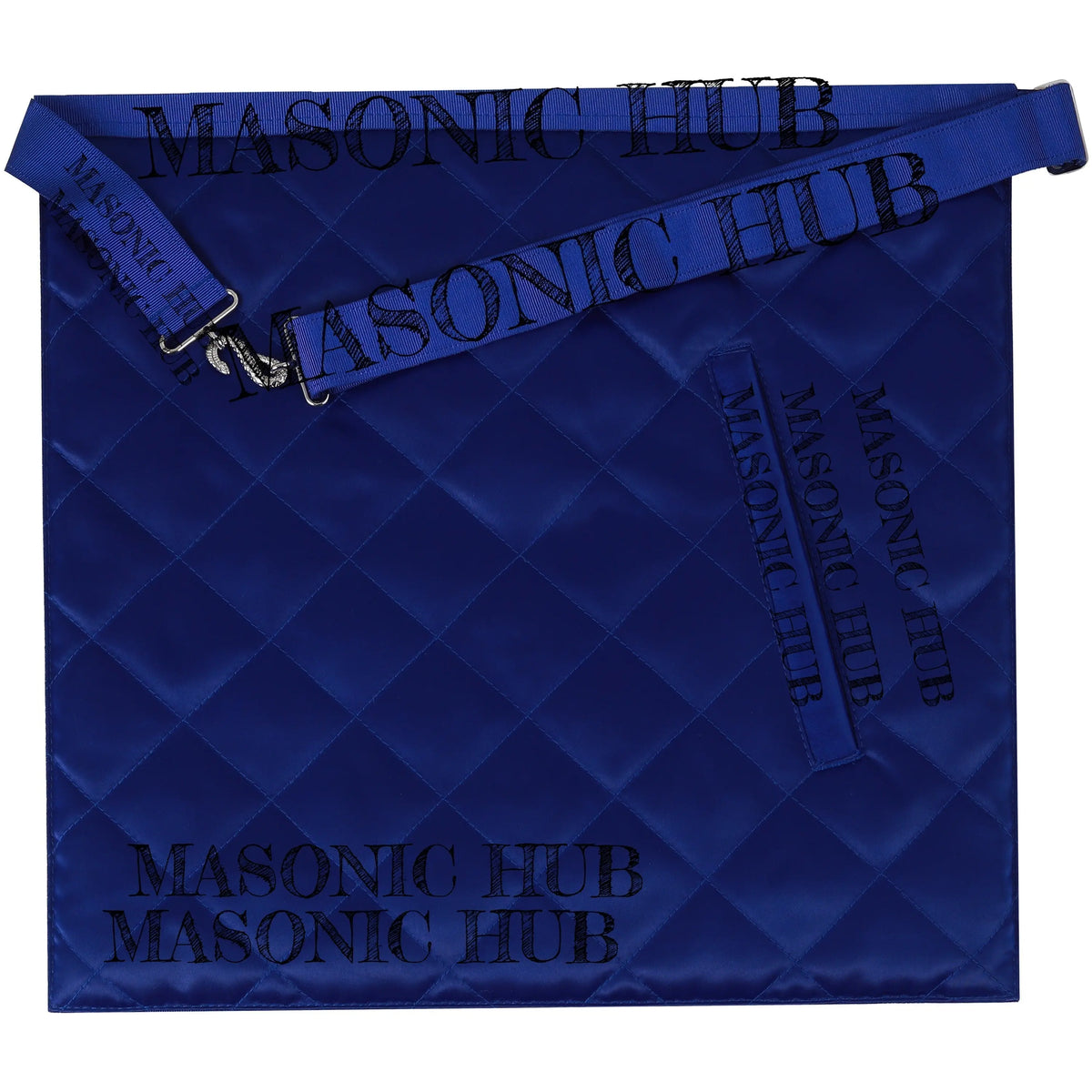 Masonic Blue Lodge Junior Warden Officer Apron – 100% Lambskin (Handmade) Masonic Hub