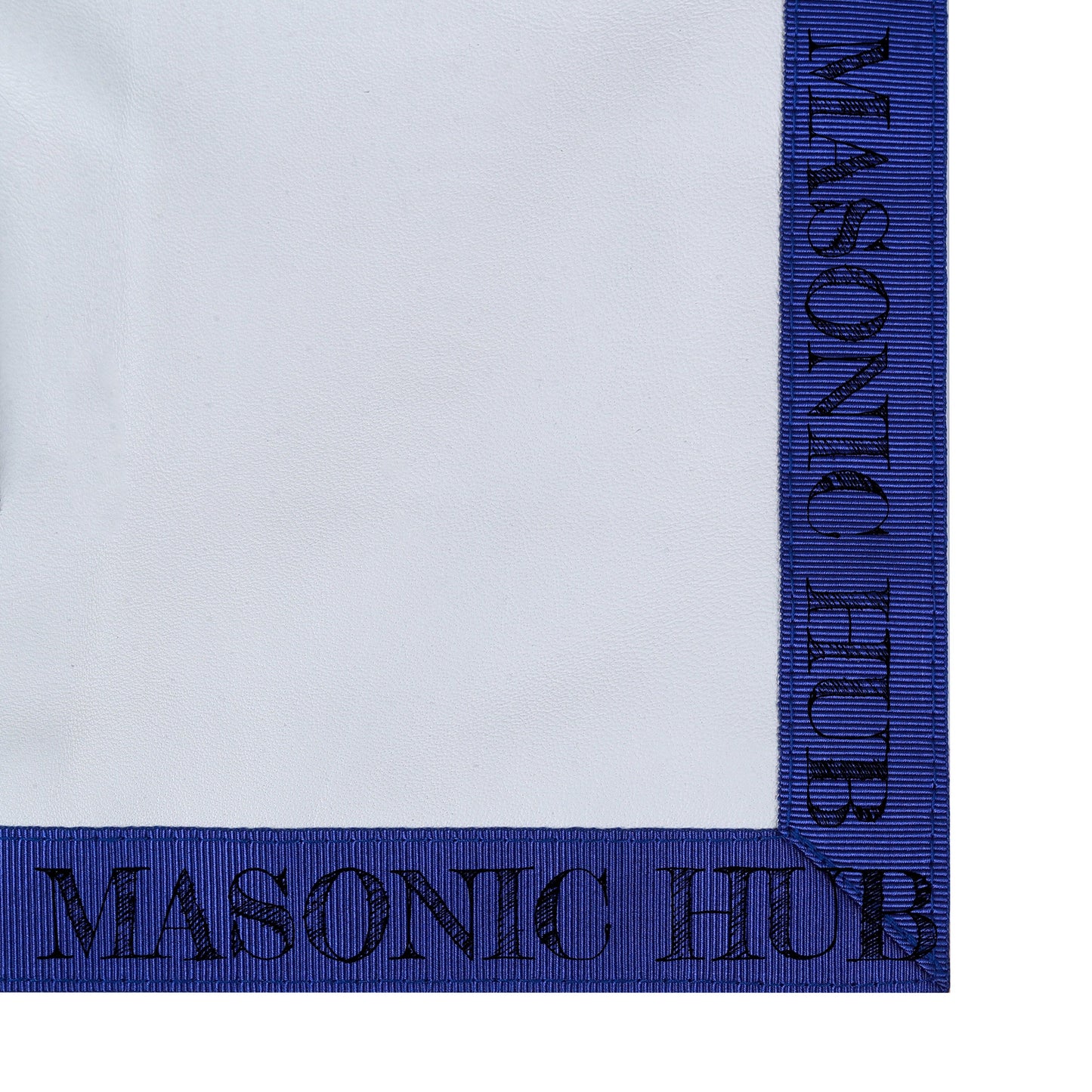 Masonic Texas Regulation Trustee Officer Apron with Eye Emblem - Handcrafted