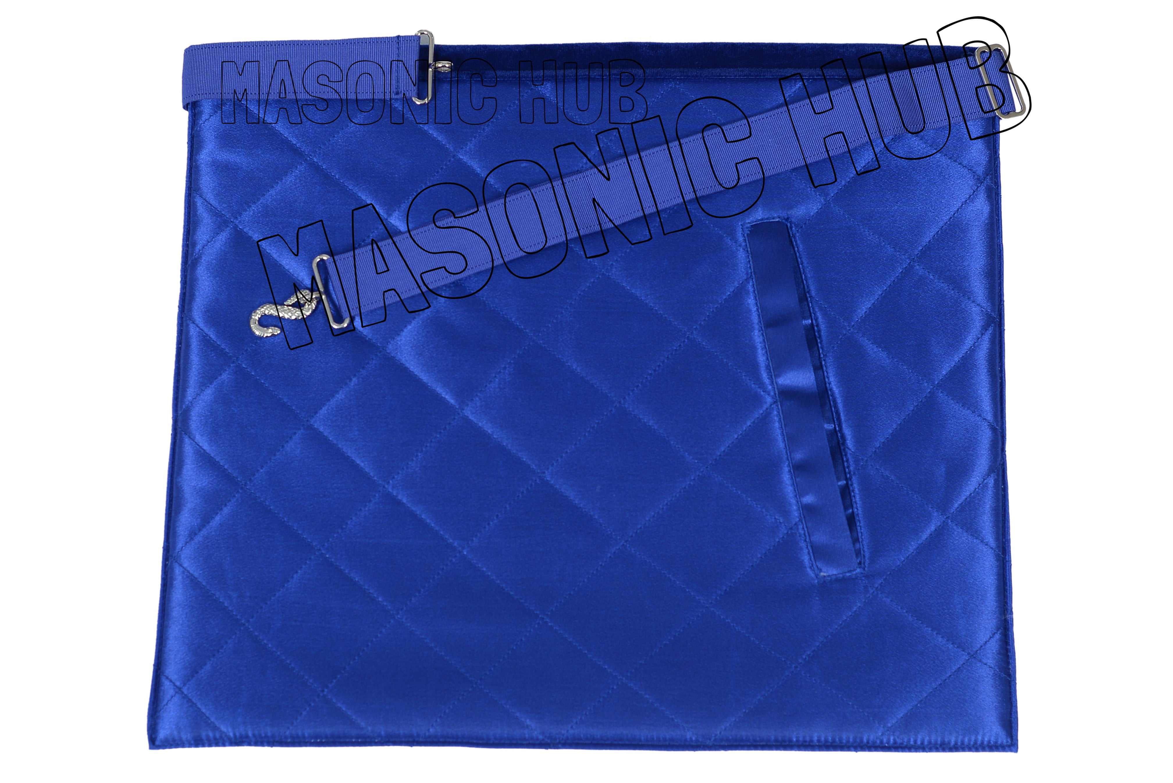 Masonic Blue Lodge Chaplain Officer Apron – 100% Lambskin (Handmade)