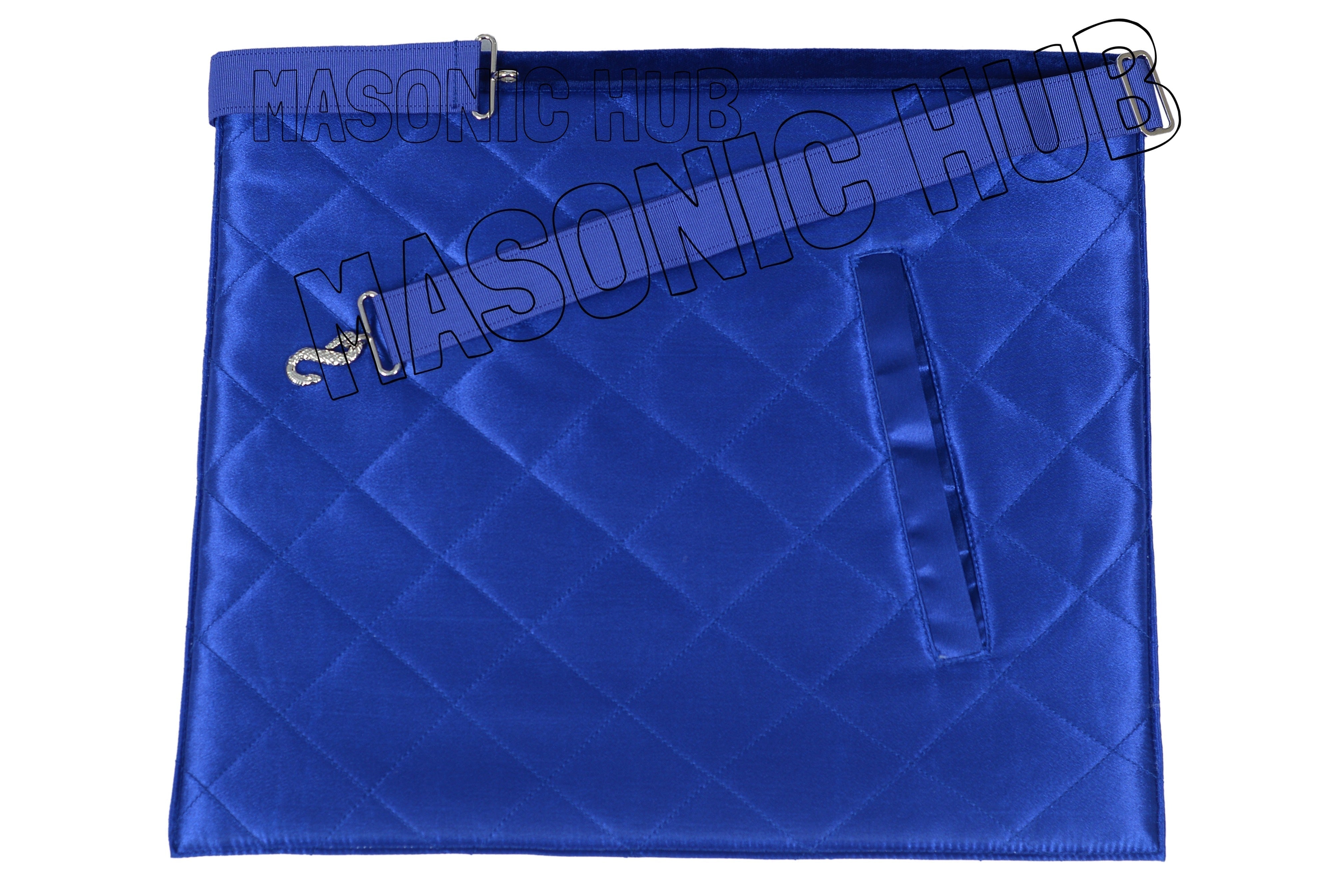 Masonic Blue Lodge Chaplain Officer Apron – 100% Lambskin (Handmade) Masonic Hub