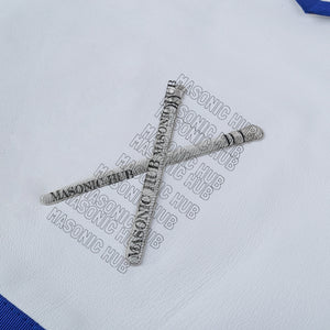 Masonic Texas Regulation Master of Ceremonies Officer Apron with Eye Emblem My Store