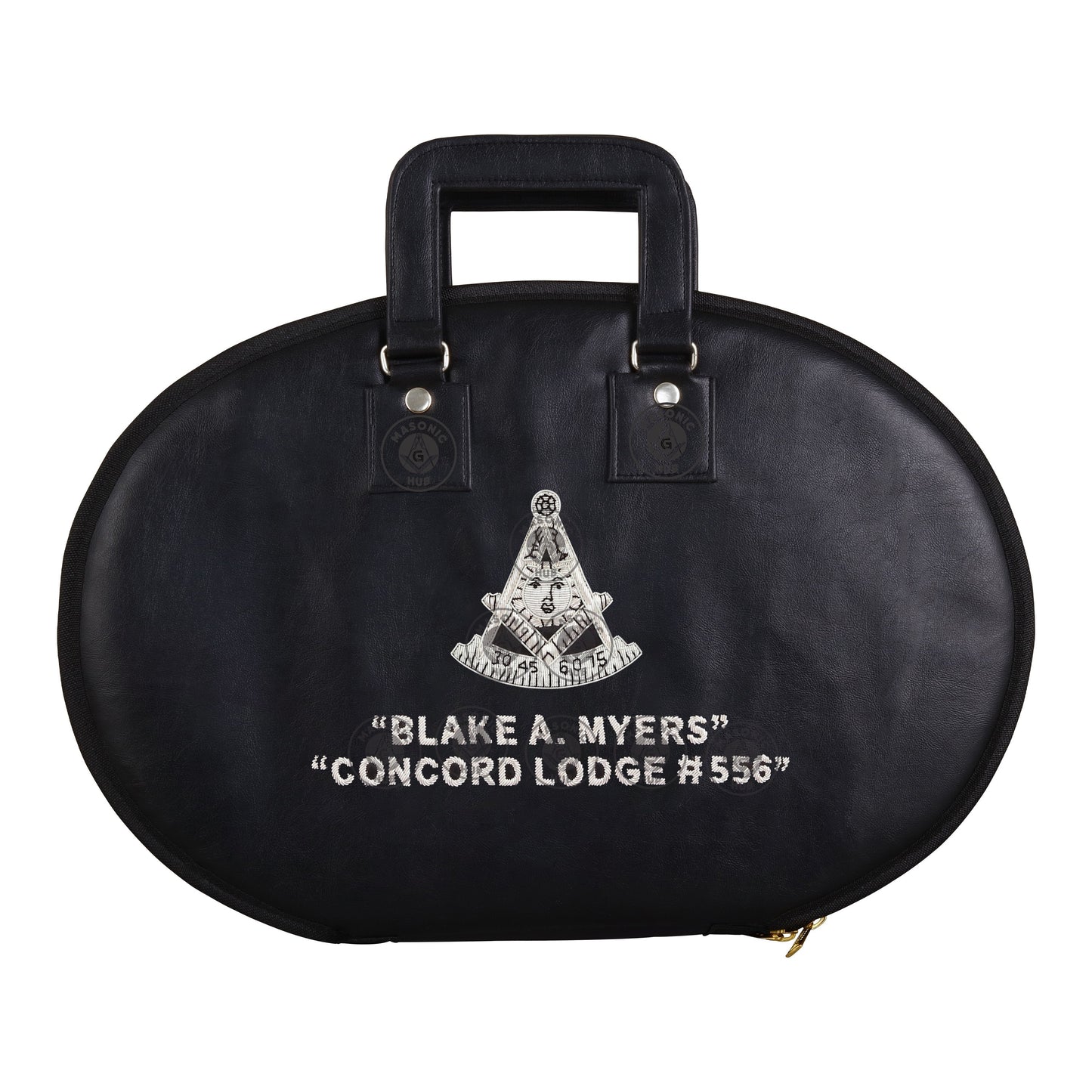 Masonic Hand Embroidered Past Master Chain Collar Case with - Chain Collar Jewel