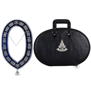 Masonic Hand Embroidered Past Master Chain Collar Case with - Chain Collar Jewel Masonic Hub