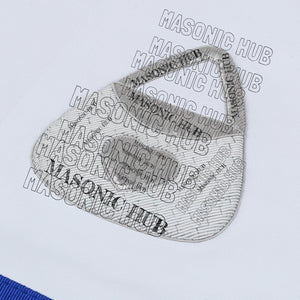 Masonic Texas Regulation Almoner Officer Apron with Eye Emblem - Handcrafted My Store