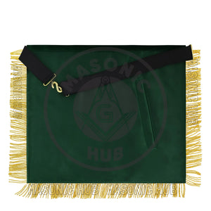 Allied Masonic Degree AMD Past Sovereign Master Apron Hand Embroidered Lambskin Masonic Hub