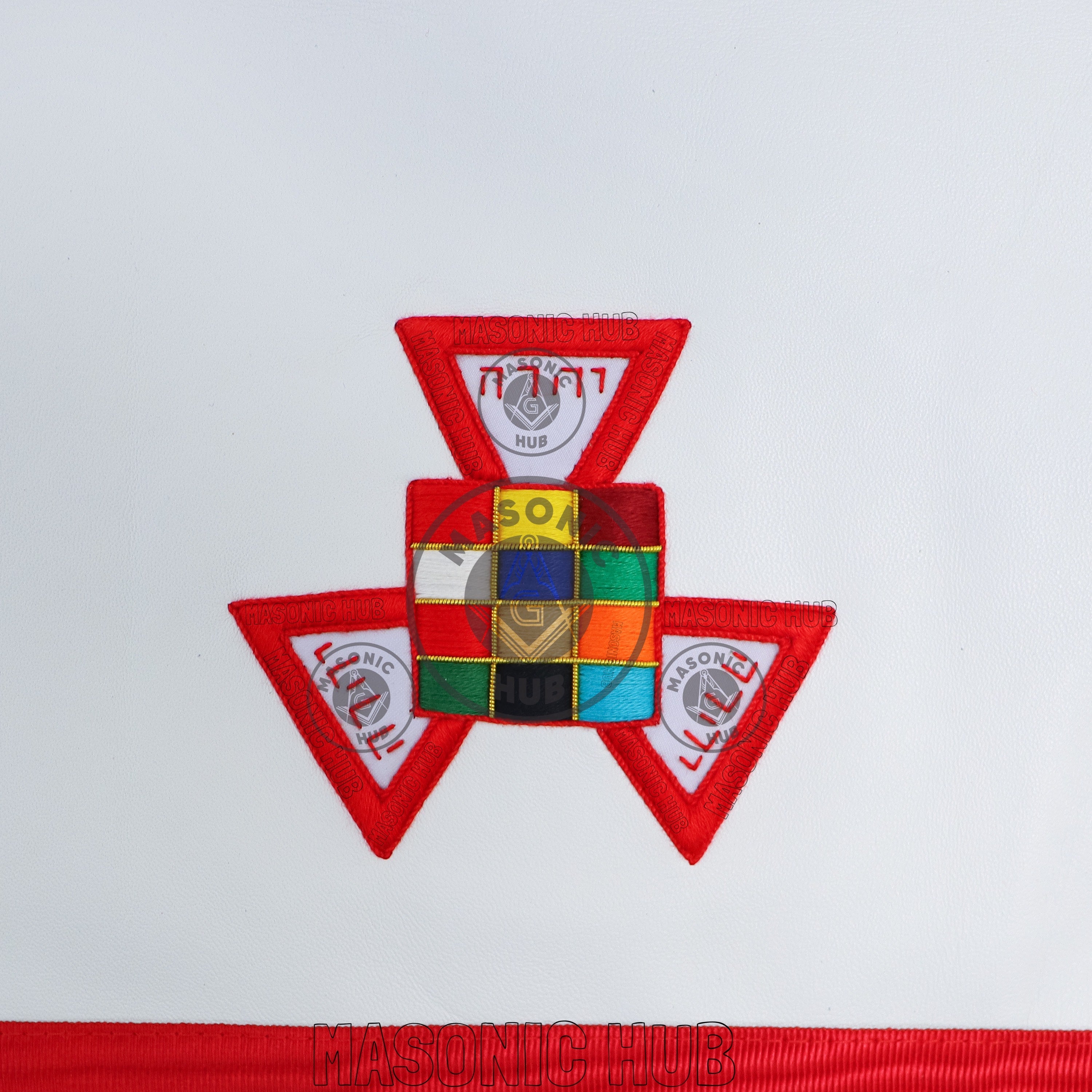 Masonic Royal Arch Past High Priest Apron – Texas Regulation, Genuine Lambskin Masonic Hub