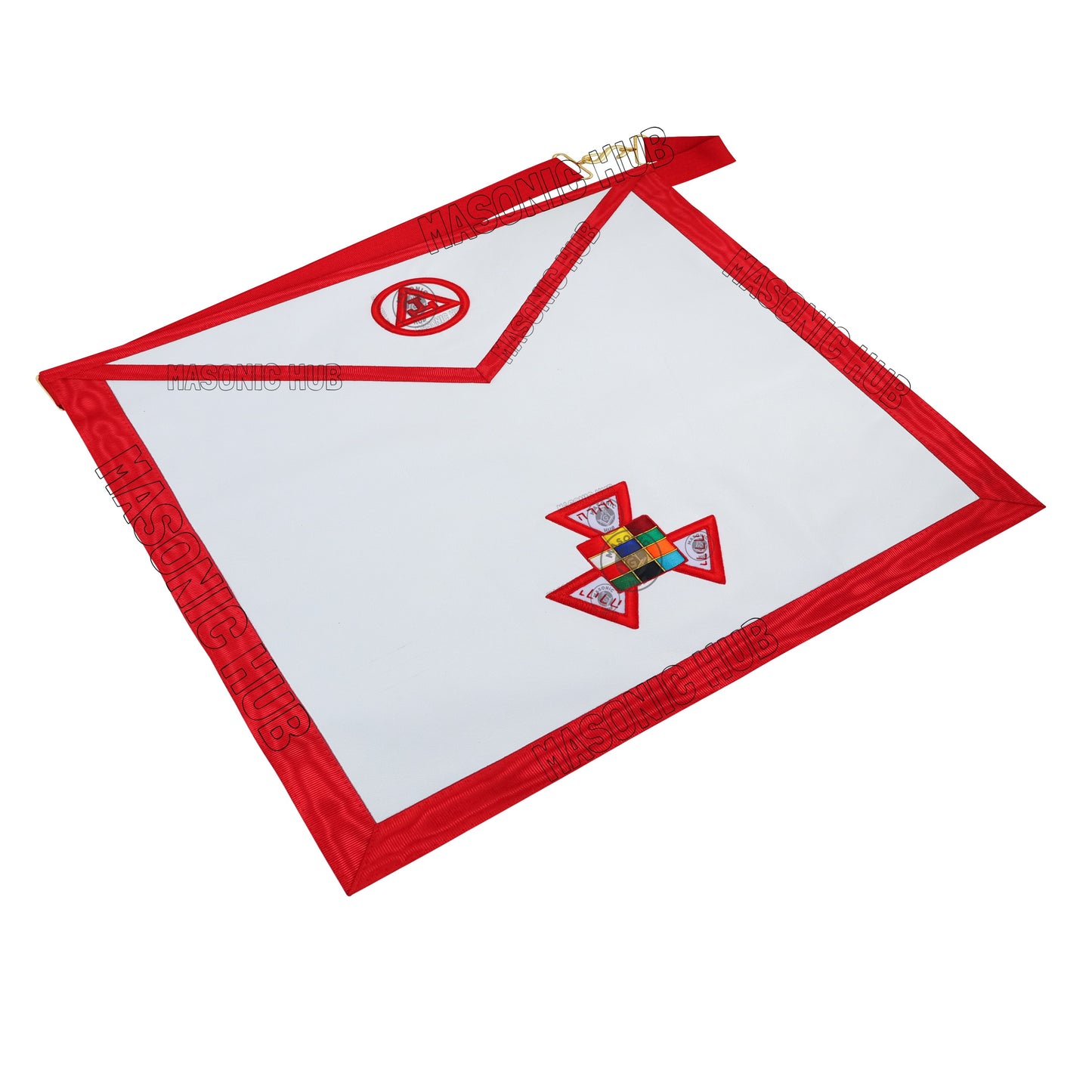 Masonic Royal Arch Past High Priest Apron – Texas Regulation, Genuine Lambskin