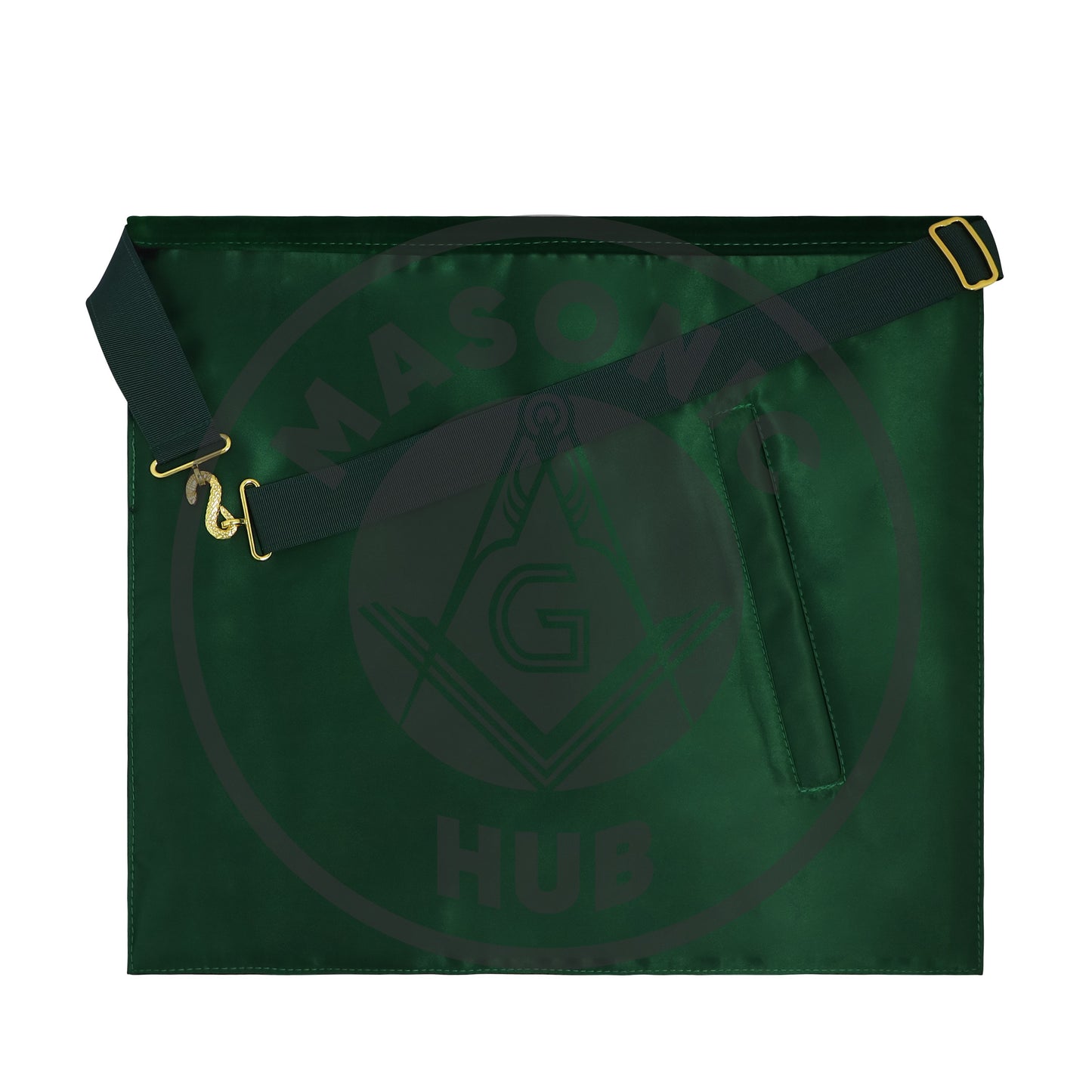 Grand Superintendent Allied Masonic Degrees Apron – Dark Green Velvet & Lambskin