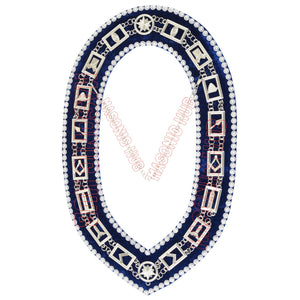 Masonic Blue Lodge Working Tools Masonic Chain Collar with Rhinestones Masonic Hub