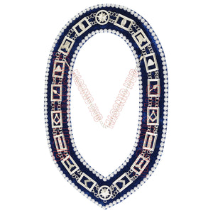 Masonic Blue Lodge Working Tools Masonic Chain Collar with Rhinestones Masonic Hub