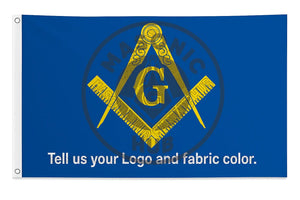 Master Mason Blue Lodge Flag – Custom Square & Compass Banner Masonic Hub