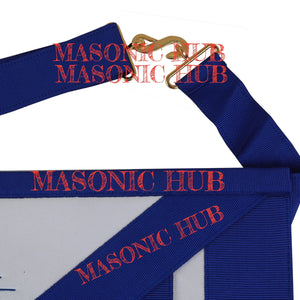 Masonic Regalia Master Mason Lambskin Apron with All-Seeing Eye Emblem Masonic Hub