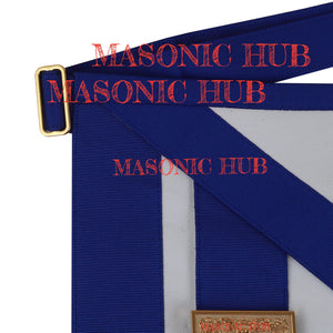 Masonic Regalia Master Mason Lambskin Apron with All-Seeing Eye Emblem Masonic Hub