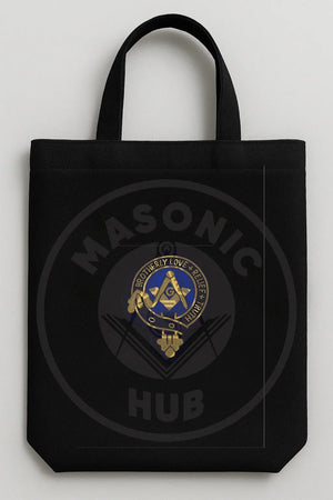 Handmade Masonic Brotherly Love Bullion Embroidered Badge – Sew-On or Glue On Masonic Hub