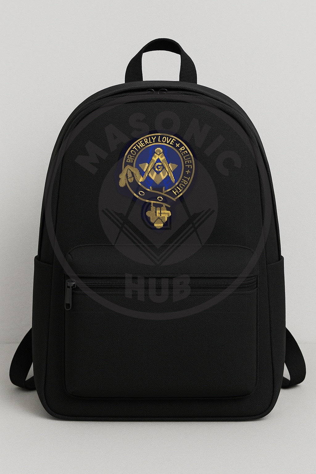 Handmade Masonic Brotherly Love Bullion Embroidered Badge – Sew-On or Glue On