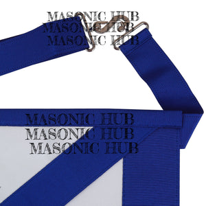 Masonic Master Mason Apron Lambskin Blue Silk Wreath & Grapes Freemason Regalia My Store