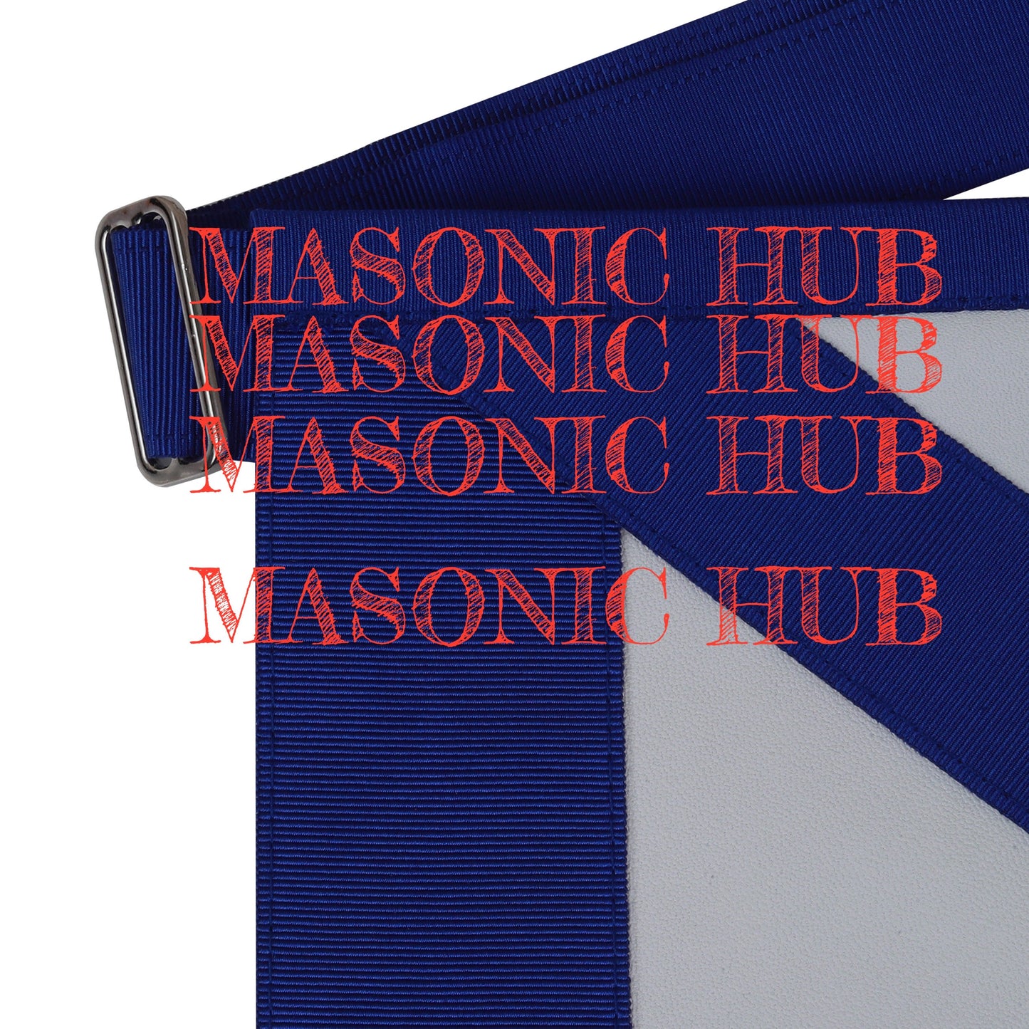 Masonic Master Mason Lambskin Apron Third Degree Blue Silk Embroidery Freemason