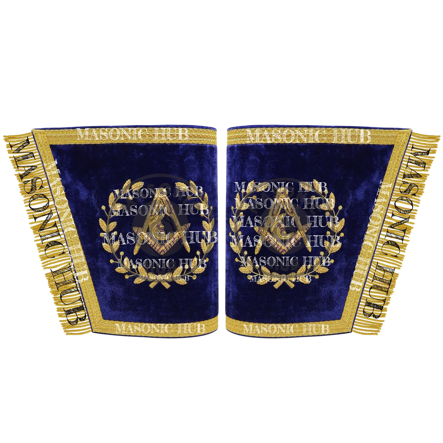 Masonic Grand Lodge Junior Deacon Regalia Set – Hand Embroidered Lambskin Apron