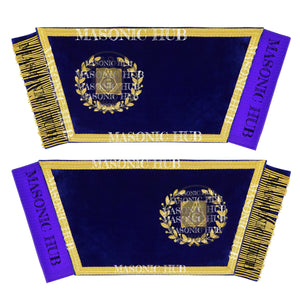 Masonic Grand Lodge Lecturer Regalia Set – Hand Embroidered Lambskin Apron Masonic Hub