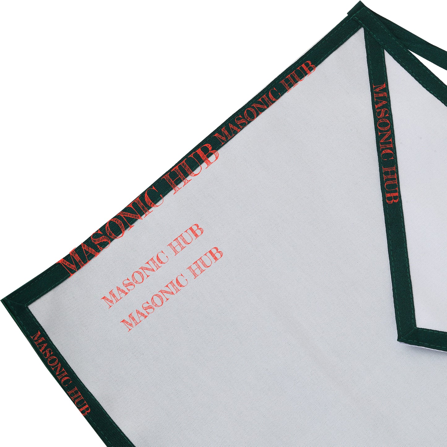 Allied Masonic Degree (AMD) Member Apron – White Cotton Duck Cloth