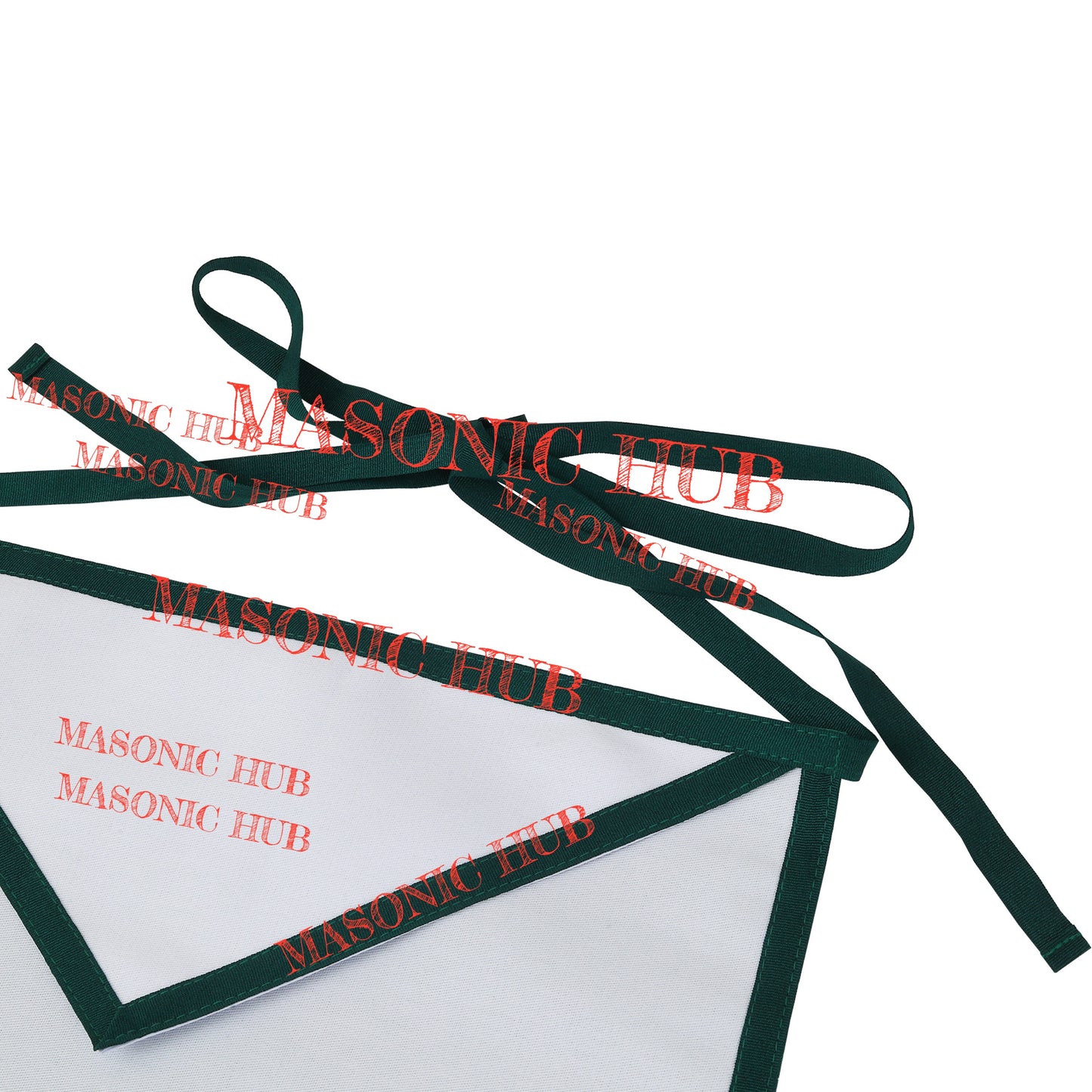 Allied Masonic Degree (AMD) Member Apron – White Cotton Duck Cloth