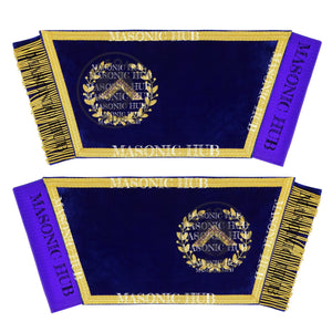 Masonic Grand Lodge Worshipful Master Regalia Set – Hand Made Lambskin Apron Masonic Hub