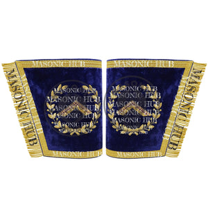Masonic Grand Lodge Worshipful Master Regalia Set – Hand Made Lambskin Apron Masonic Hub