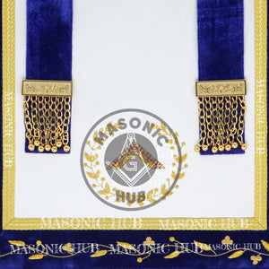 Masonic Grand Lodge Worshipful Master Regalia Set – Hand Made Lambskin Apron Masonic Hub