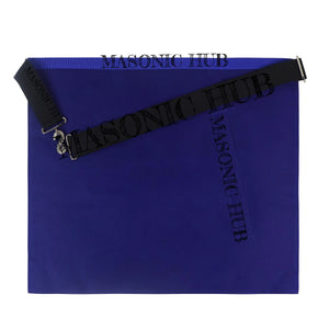 Masonic Past Master Working Tools Apron - Lambskin & Silk Threads - Hand Embroidered My Store