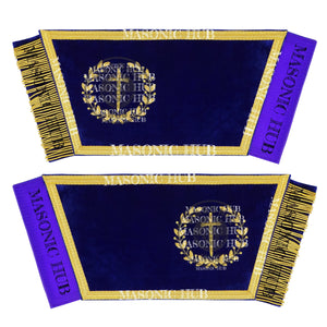 Masonic Grand Lodge Tyler Regalia Set – Hand Embroidered Lambskin Apron Masonic Hub