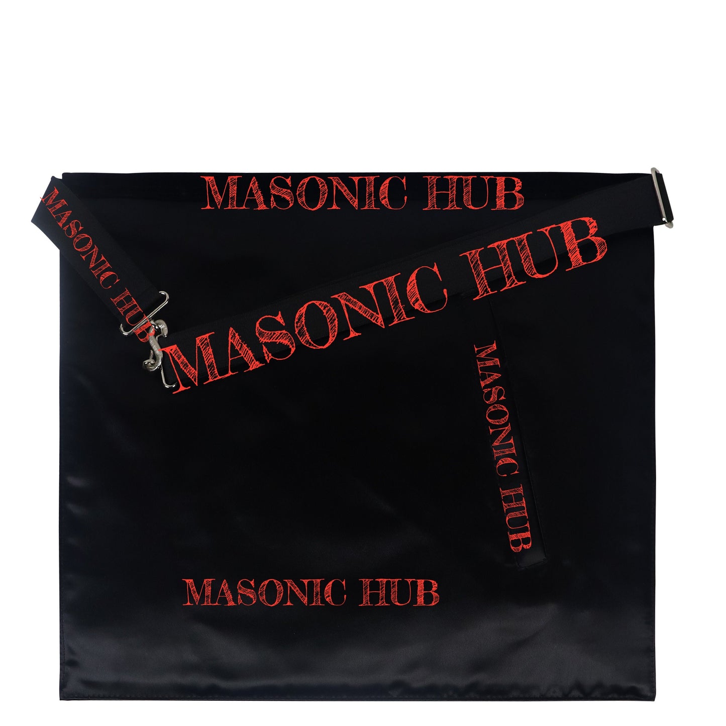 Handmade Masonic Master Mason Apron - Lambskin with Working Tools Embroidery