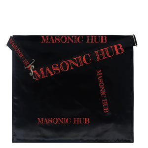 Handmade Masonic Master Mason Apron - Lambskin with Working Tools Embroidery My Store